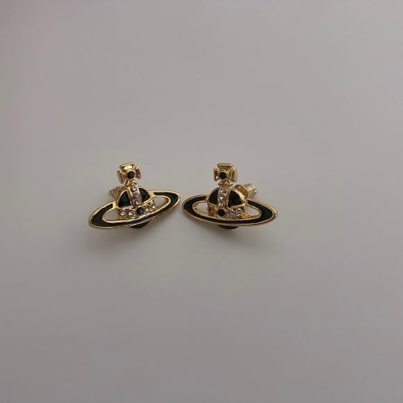 Vivienne Westwood Jewelry - vivienne westwood black saturn earring